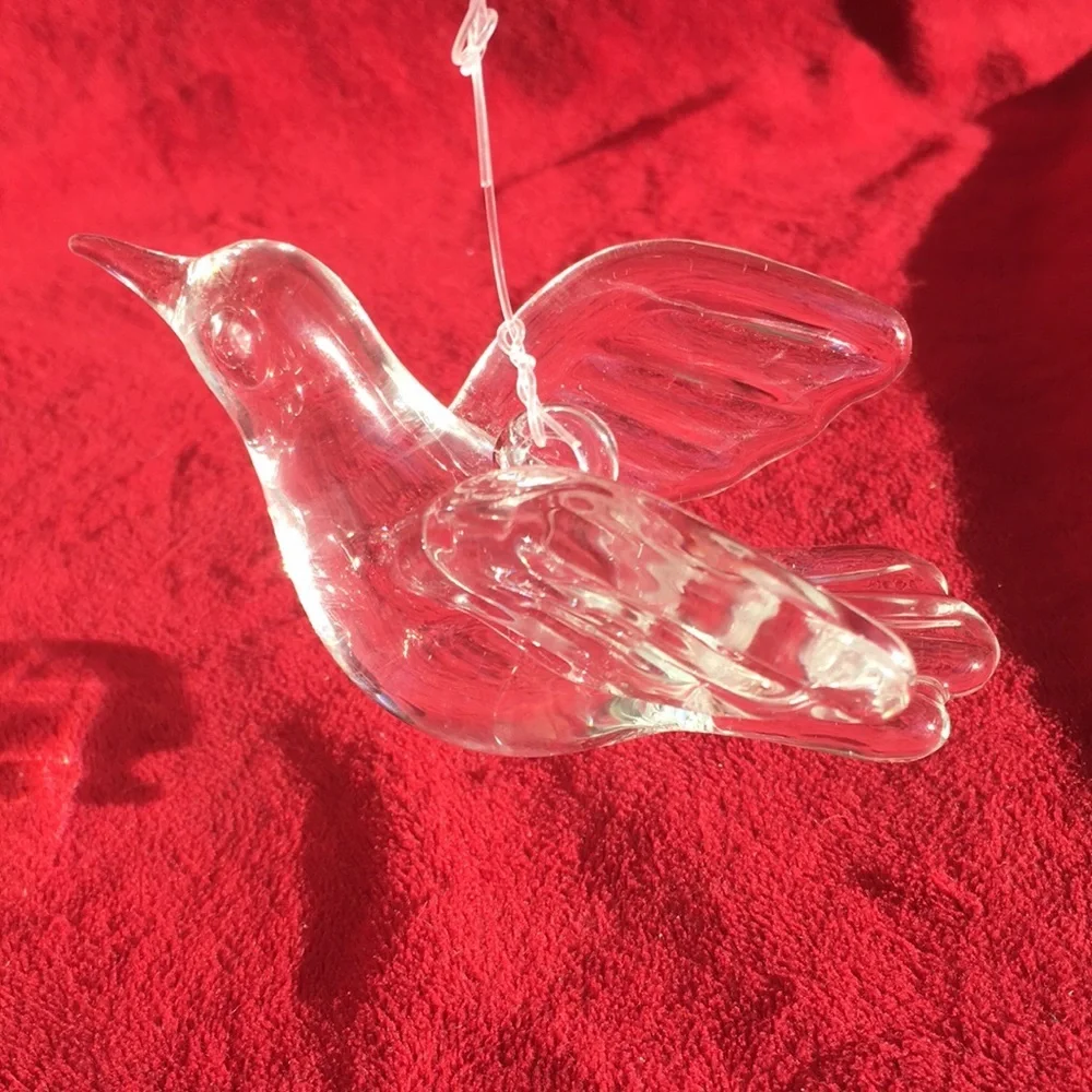 Blown Glass Ornament w/Hanger Loop